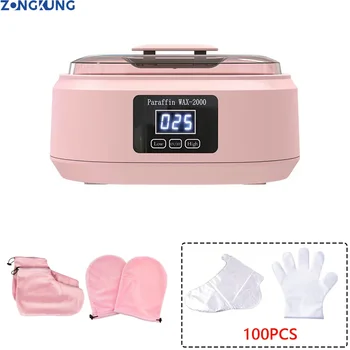 ZONGKUNG 2L scaldacera professionale per cera di paraffina per mani e piedi Spa idratante per la riparazione della pelle con Display della temperatura