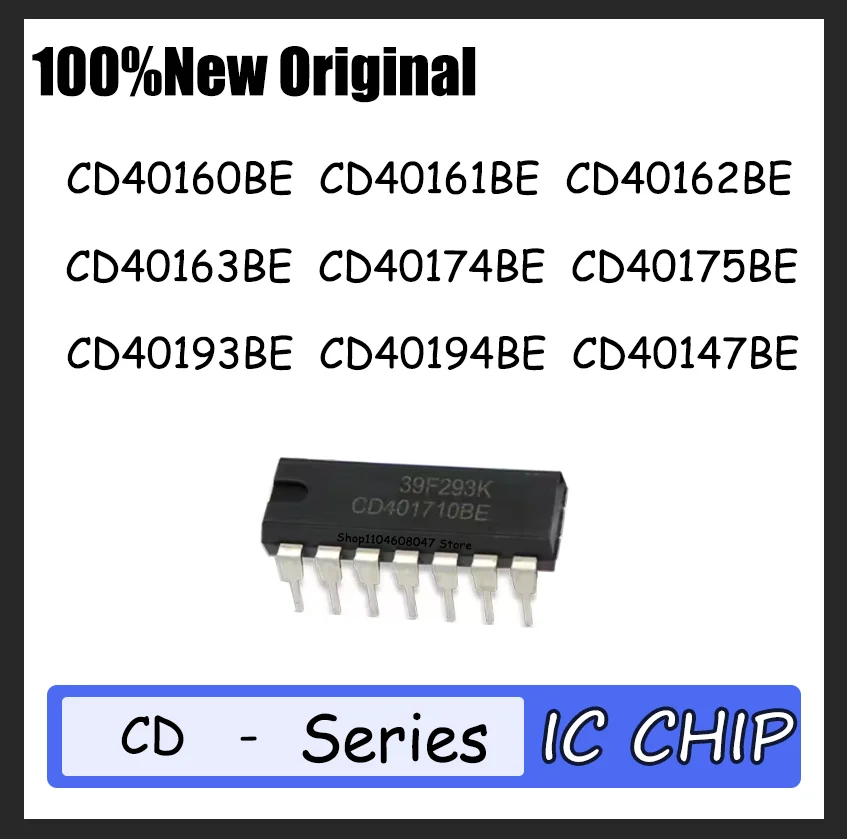 

10PCS Brand new CD40160BE CD40161BE CD40162BE CD40163BE CD40174BE CD40175BE CD40193BE CD40194BE CD40147BE PDIP-16 Quality assura