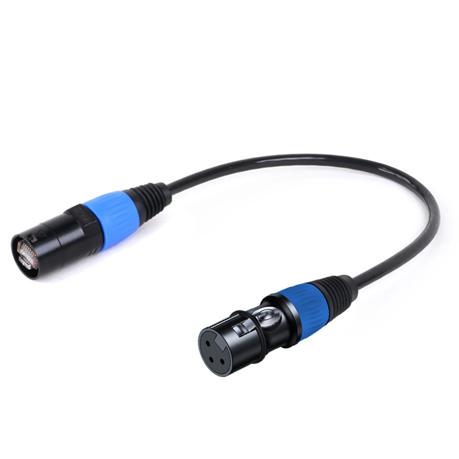 Cavo STP XLR 3-Pin femmina a RJ45 maschio-connettore Ethernet da XLR a RJ45 adattatore Ethernet CAT5/6 per serie Controller DMX-CON