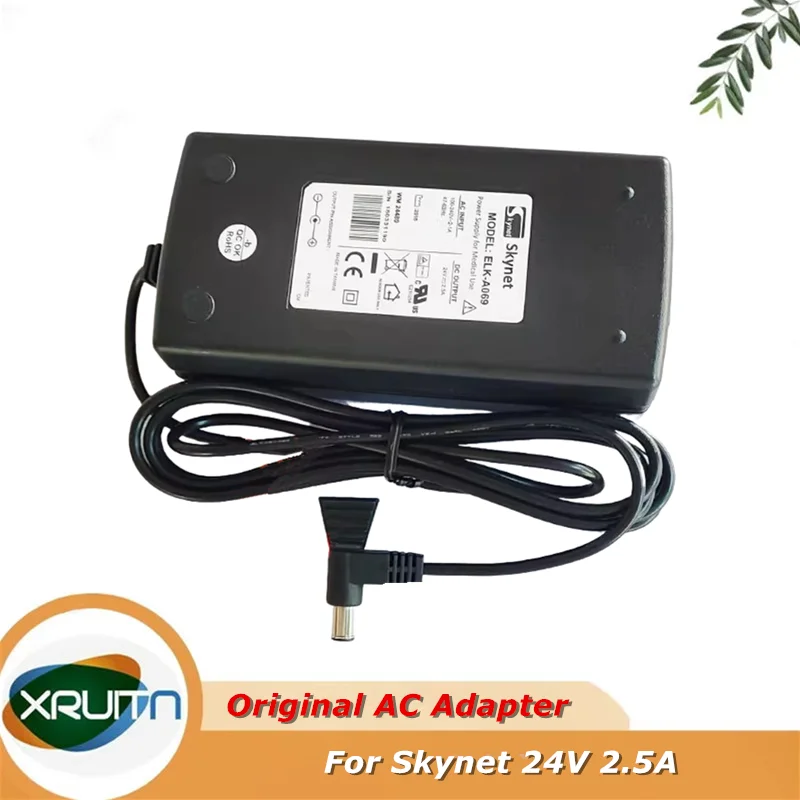 Original ELK-A069 24V 2.5A AC Adapter Adaptor Charger For Skynet WEINMANN 60W Medical Power Supply