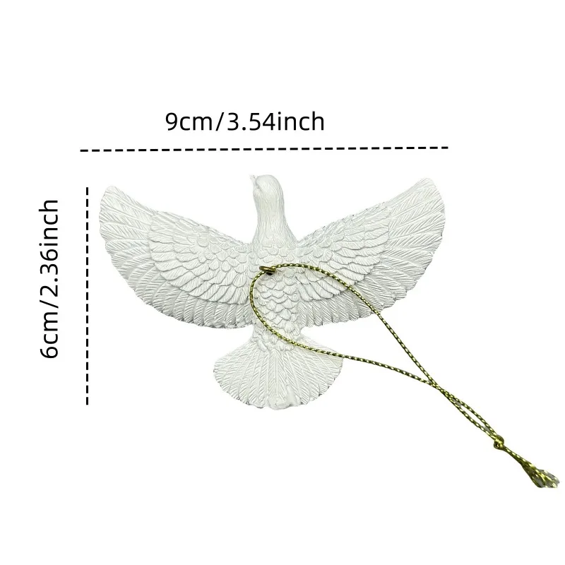 السنة الجديدة عيد الميلاد زخرفة الحمائم نمط الحمائم الصداقة - المنزل وحده شجرة عيد الميلاد الحلي - أفضل هدية لشخص خاص