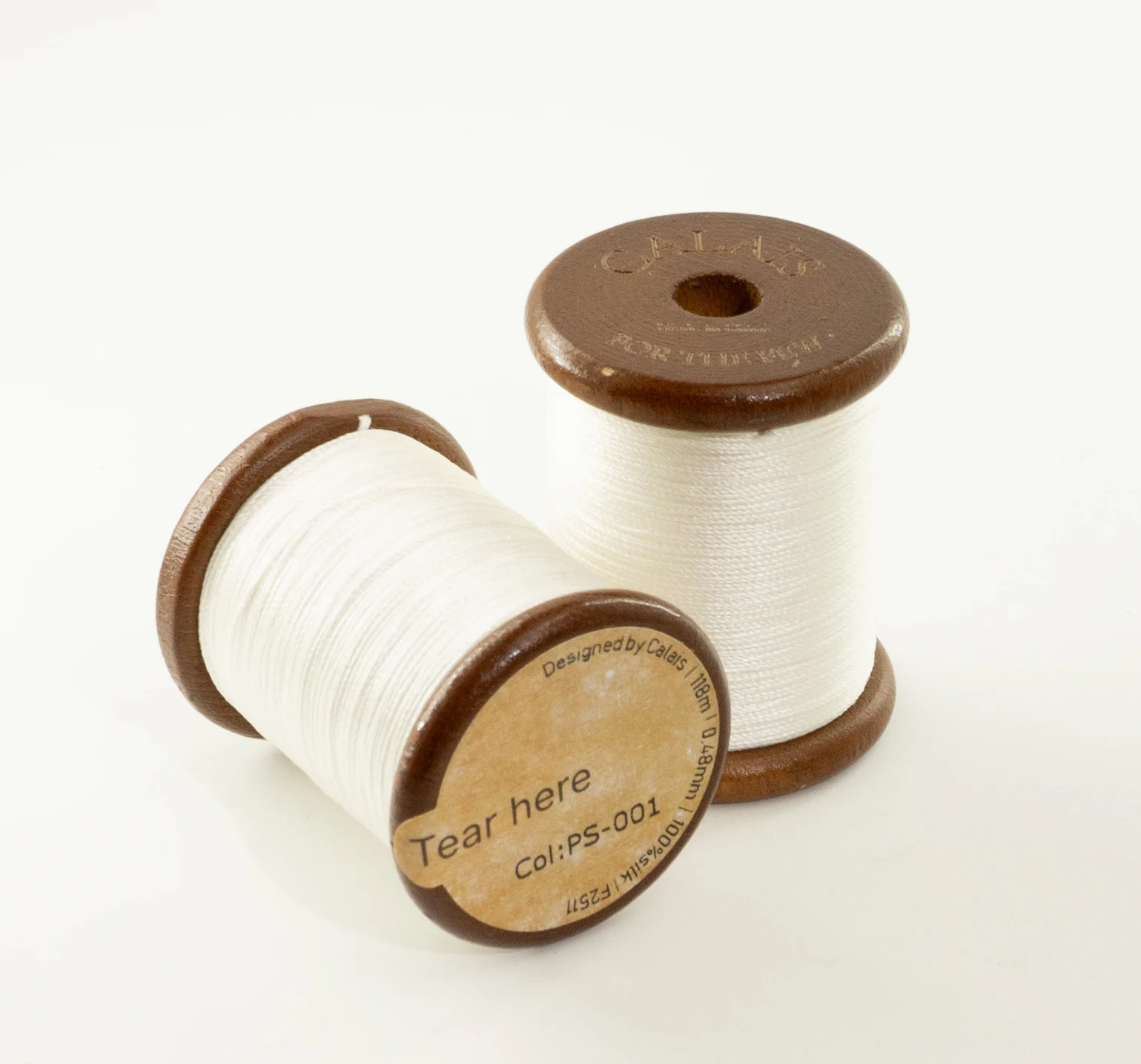 خيط كاليس لوكس من الحرير الخالص 0.48 مم، غزل مطرز عضوي طبيعي فائق النعومة وصديق للبشرة