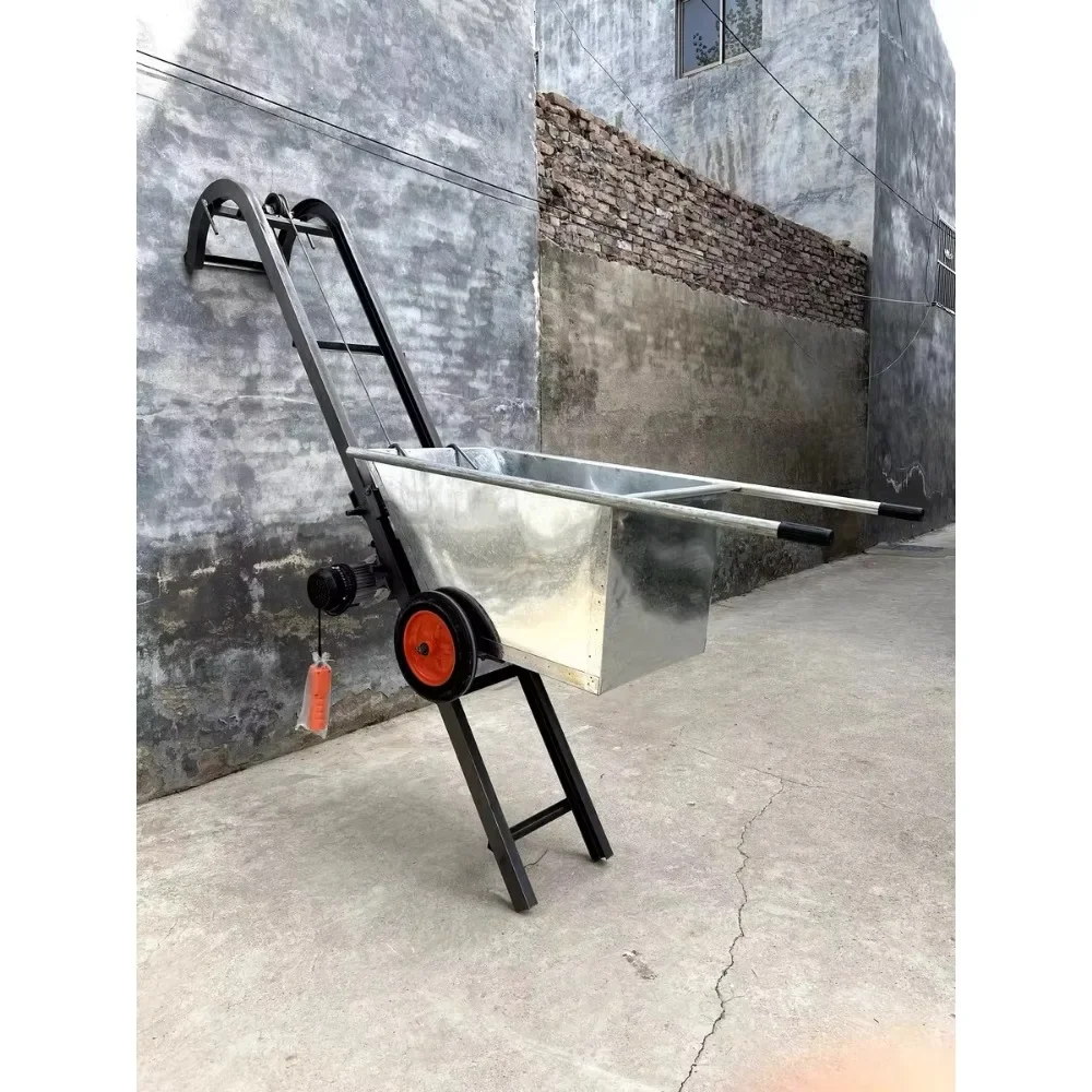 Road Transport Mortar And Climbing Tiger loading lift Mobile vertical Bucket Elevator Inclined Conveyor