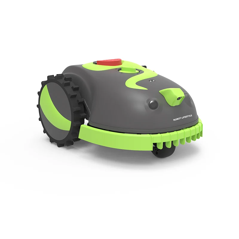 2024 Robotic Lawn Mowers Smart Grass Cutter Removable Battery 4.0Ah 200sqm Visual Sensor no Boundary Wire for Small Garden