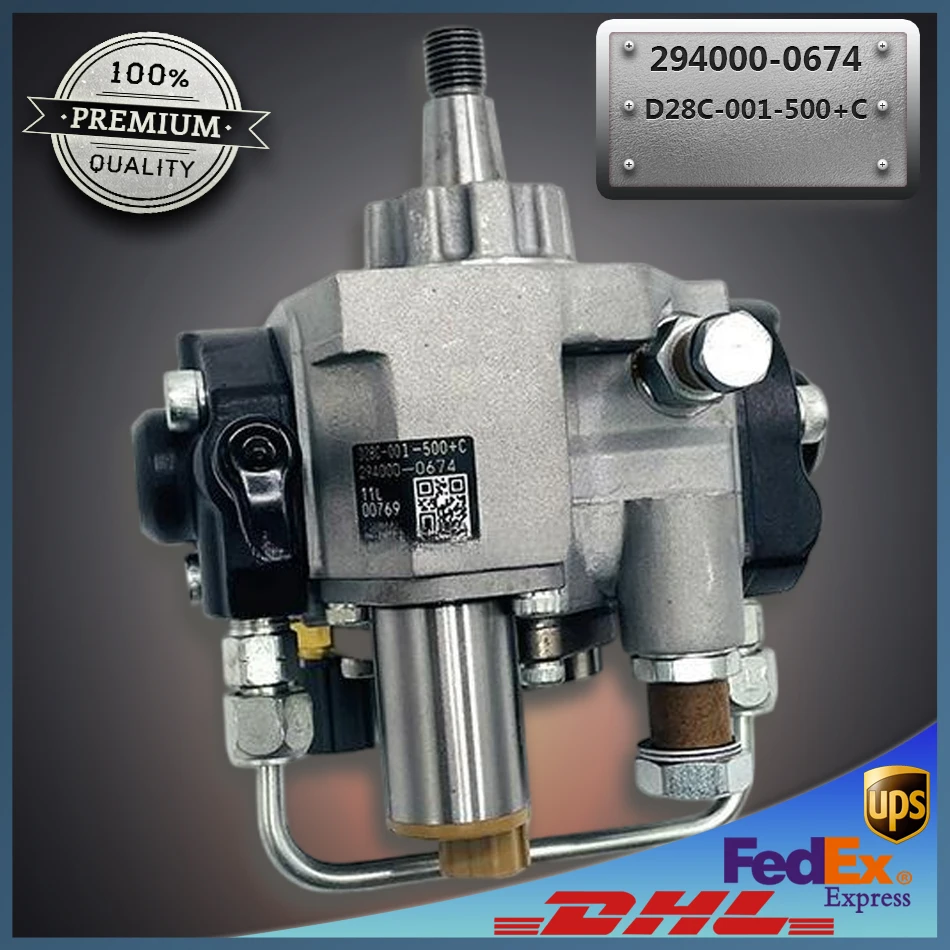 

High Quality HP3 Diesel SC5DK Common Rail Fuel Pump 294000-0674 2940000674 D28C-001-500-C for Engines