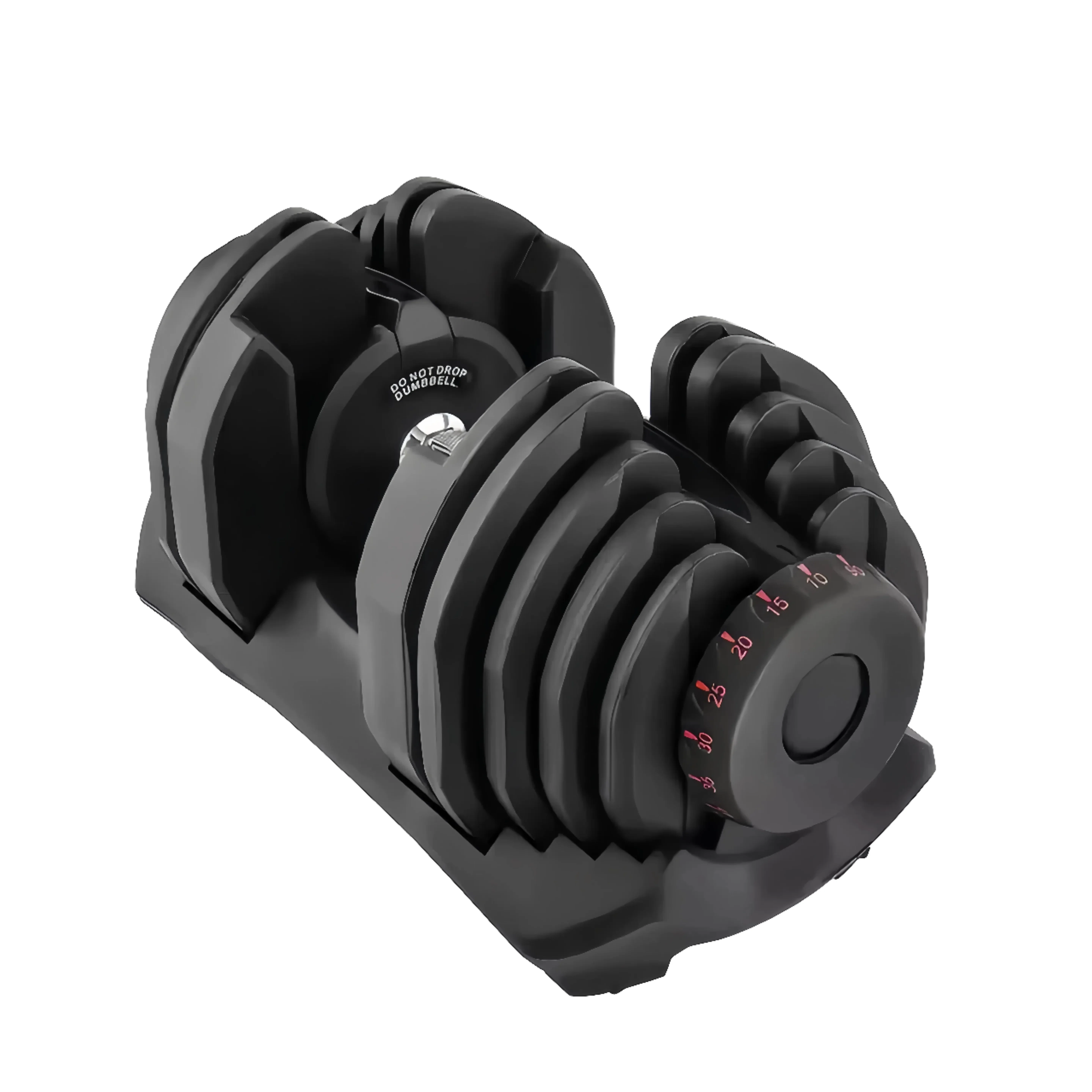 

High Quality 24 KG Adjustable Iron Dumbbell Set Fitness Equipment with Weights Made From Cast Iron and Steel