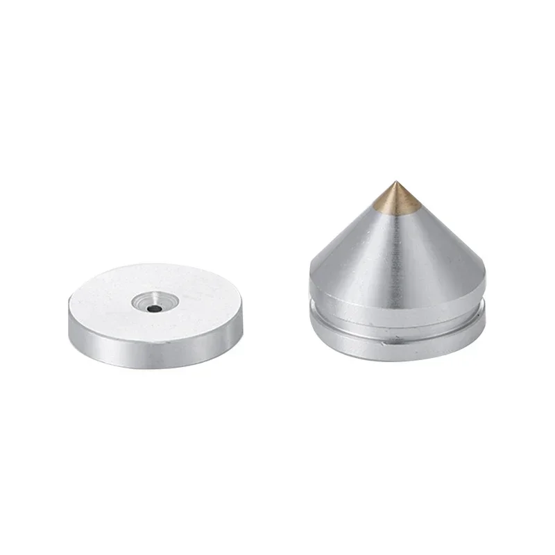 8 Set Speaker Stand Feet Foot Pad Aluminium Alloy Metal Spikes Cone Floor Foot Nail