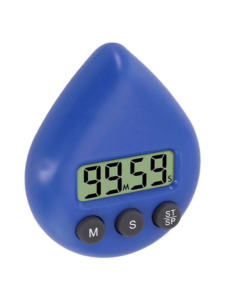 Digital Timer Kitchen Shower Timer Three Color Splash Proof Waterproof Energy Saver Digital Timer Water Drop Electronic Timer