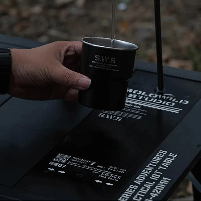 وحدة Wellhike للتخييم في الهواء الطلق IGT0.5 سقي كهربائي مخفي منضدية من الألومنيوم نصف وحدة مستخرج مياه