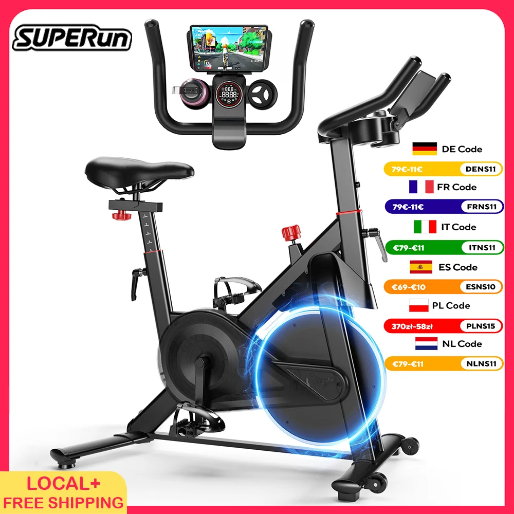 Heimtrainer, Ergometer, Heimtrainer mit einstellbarem Magnetwiderstand, LCD-Display für Innenräder, 100 kg Tragfähigkeit