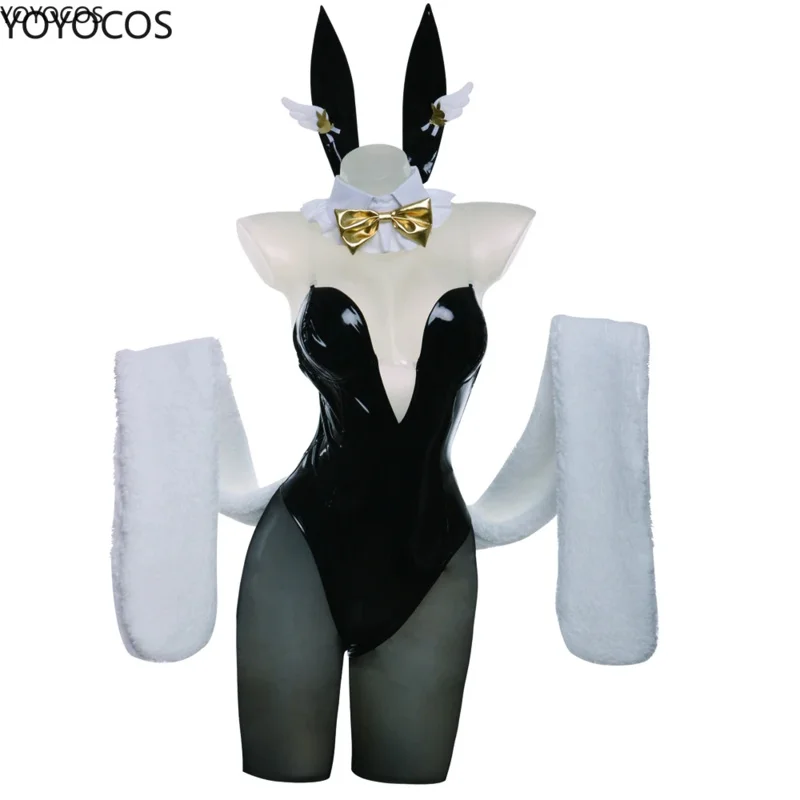 

qq38YOYOCOS NIKKE Goddess of Victory Branna Norval Ruffy Luxury Rabbit Viper Costume Bunny Gir Cosplay