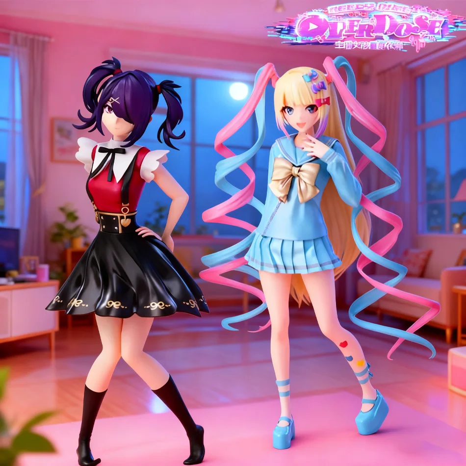 19CM Anime NEEDY GIRL OVERDOSE Small Seat Series Figure KAnge Standing Animation Model Toy Gift Collection Decoration Ornaments