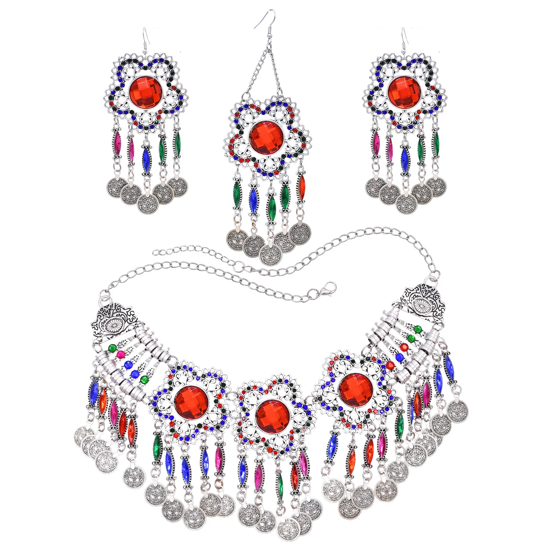 ชุดเครื่องประดับสไตล์วินเทจ ยิ - Ethnic Fashion Co In บทวิจารณ์และราคา