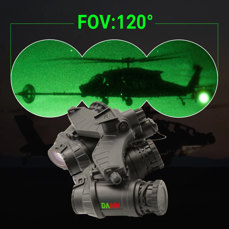DA-GPNVG   Helmet Mounted GPNVG Ground Panoramic Night Vision Goggles 120  in Stock for Outdoor Observation