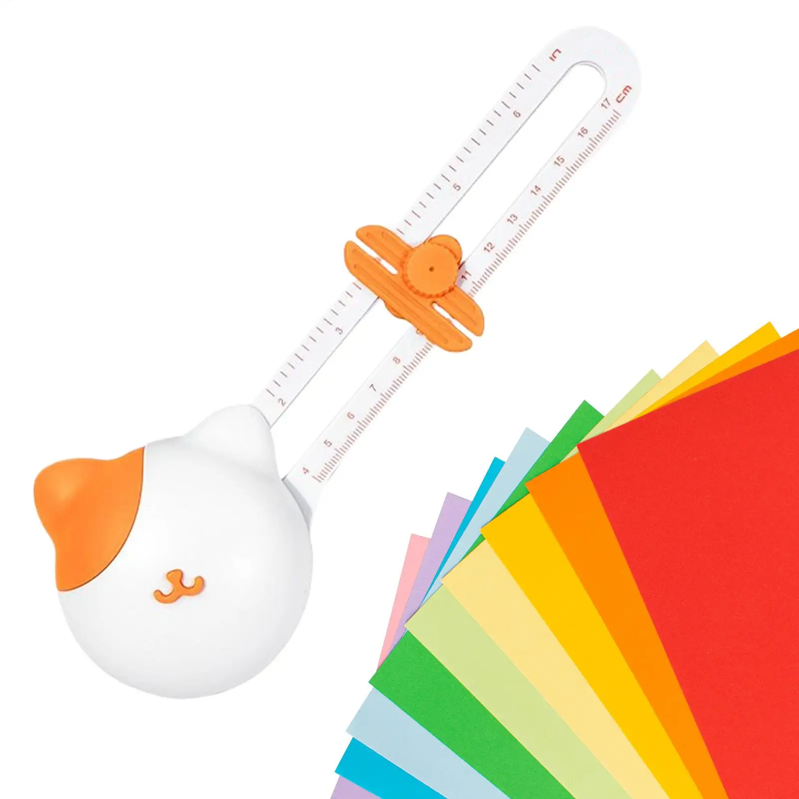 

Circle Cutter Cat Shape Card Cutting Tool With Adjustable Diameter Christmas Card Making Trimmer Cutter For Scrapbookers Art