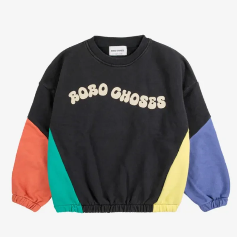 2025New قبل الميلاد ربيع الفتيان والفتيات ملابس رياضية مطبوعة لطيف للأطفال هوديي