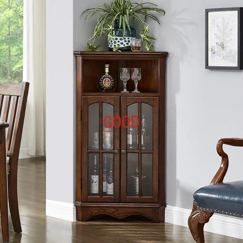 Corner Cabinet Furniture Bookshelf Living Room Sofa Wall Corner Storage Triangle Dining Room Storage Low Cabinet
