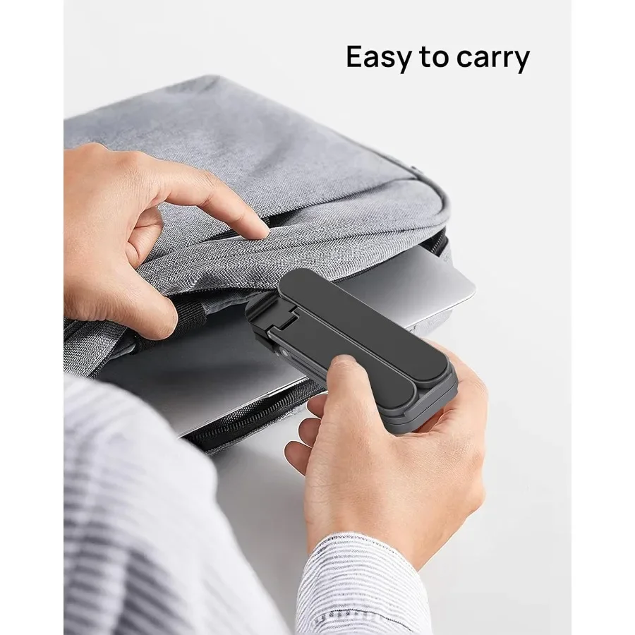 SODI [Ultra Compatto] Supporto per laptop portatile pieghevole per scrivania Supporto per tablet leggero per viaggi d'affari Biblioteca Cafe 6 livelli