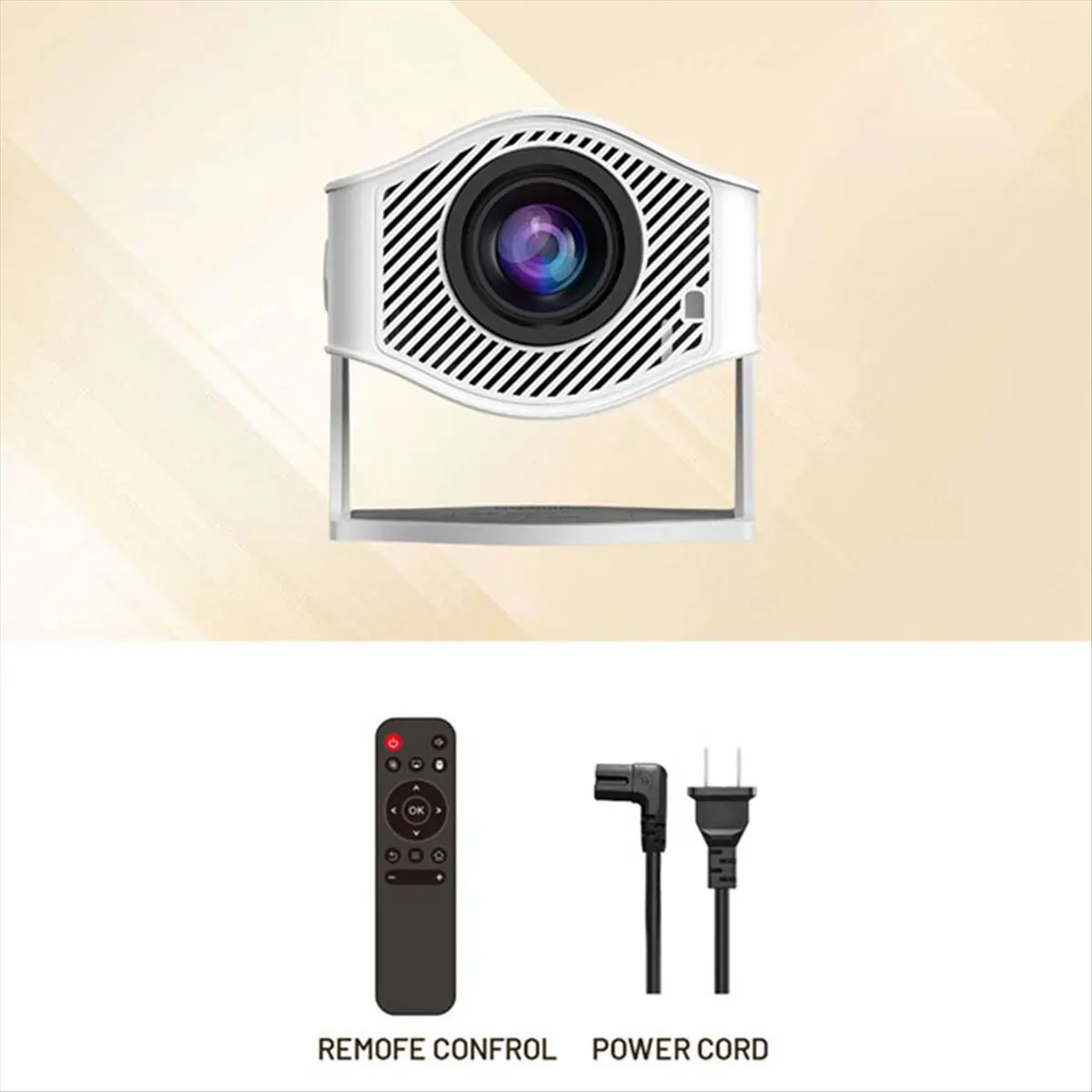 

НОВЫЙ проектор HY300 PRO 4K Android 11, Wi-Fi6, 200 ANSI, BT5.0, 1280x720P для домашнего кинотеатра и наружного использования, вилка европейского стандарта