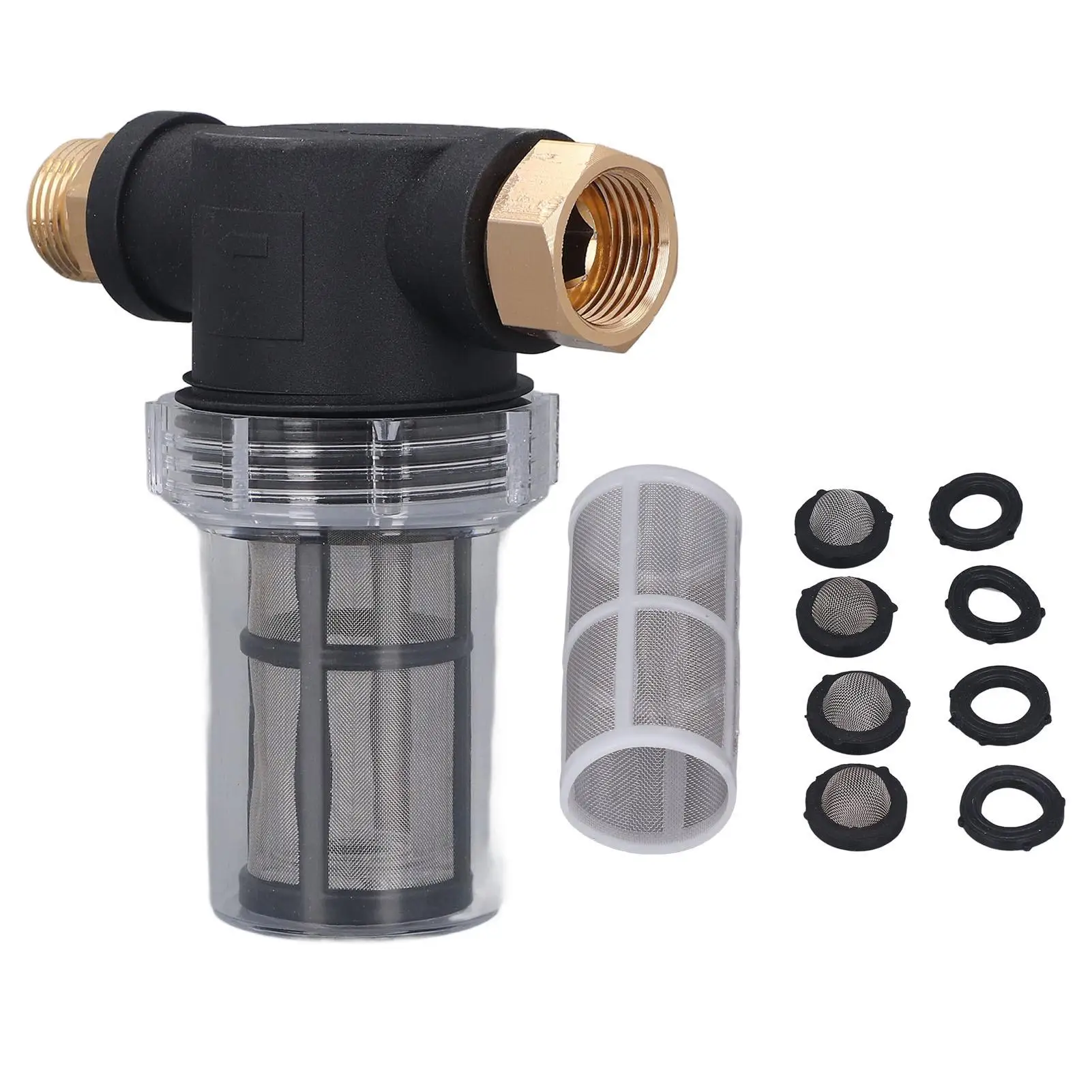 

Inline Sediment Filter for pressure Washer & Garden Hose - Whole House Water Prefilter