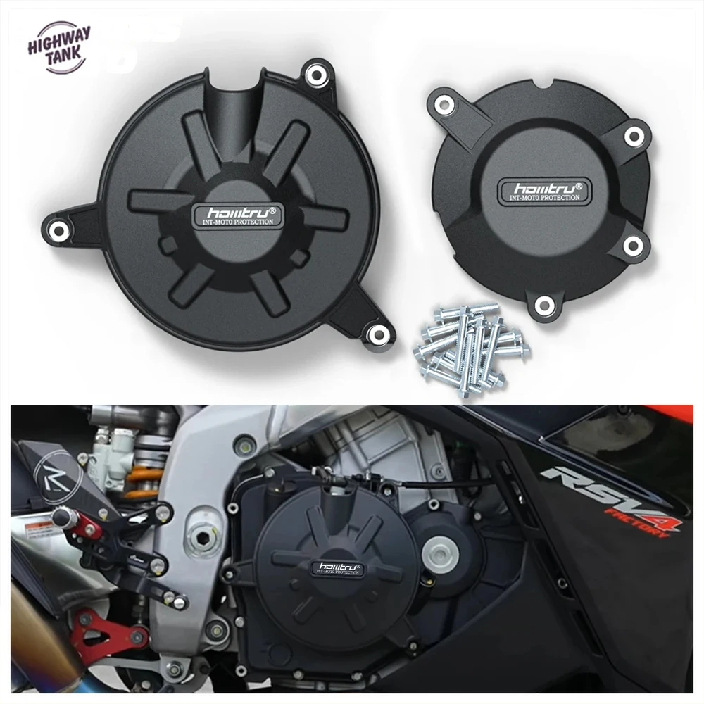 Motocross Accessorie Engine Cover Protection Set for Aprilia RSV4 RR 2015-2020