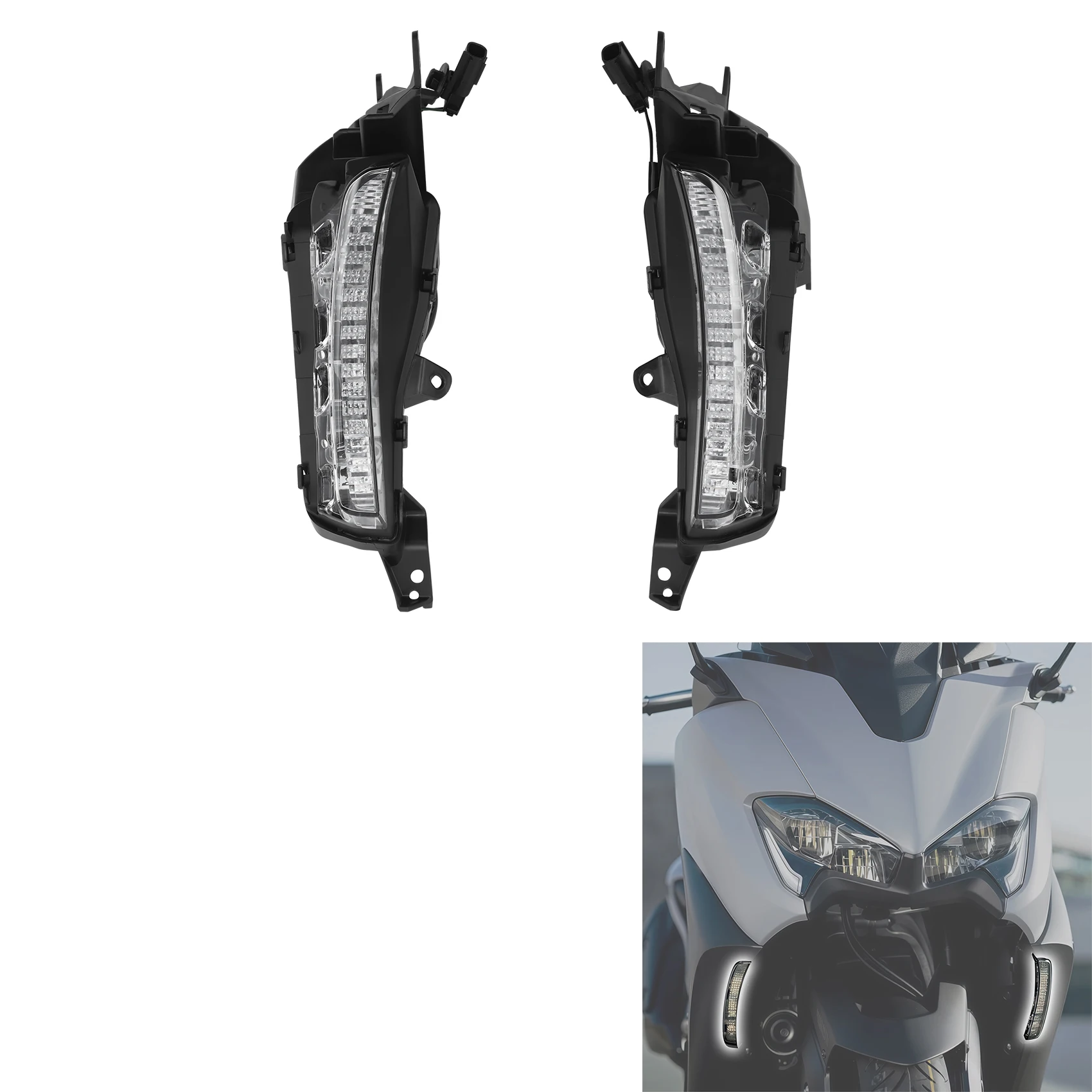 

LED Front Turn Signal Lights Lamp For Yamaha TMAX 560 T-Max 560 2020-2021 Motorcycle