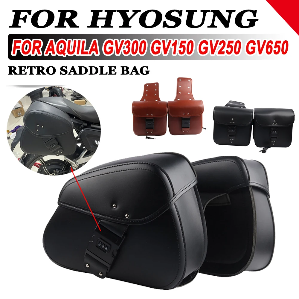 

Saddle Bag Luggage Side Tool Storage Bag Rear Seat Bag For HYOSUN GV300S GV650 GV250 GV125 GV 650 Motorcycle Accessories GV300