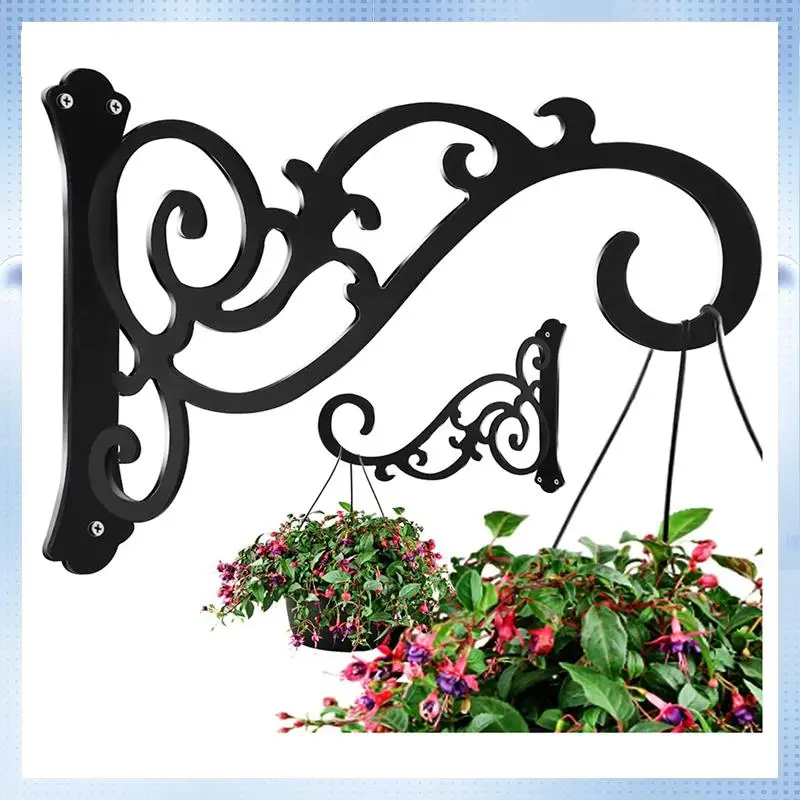 AD-2 PCS Hanging Planter Brackets Outdoor Hanging Brackets 12-Inch Easy To Use Birds