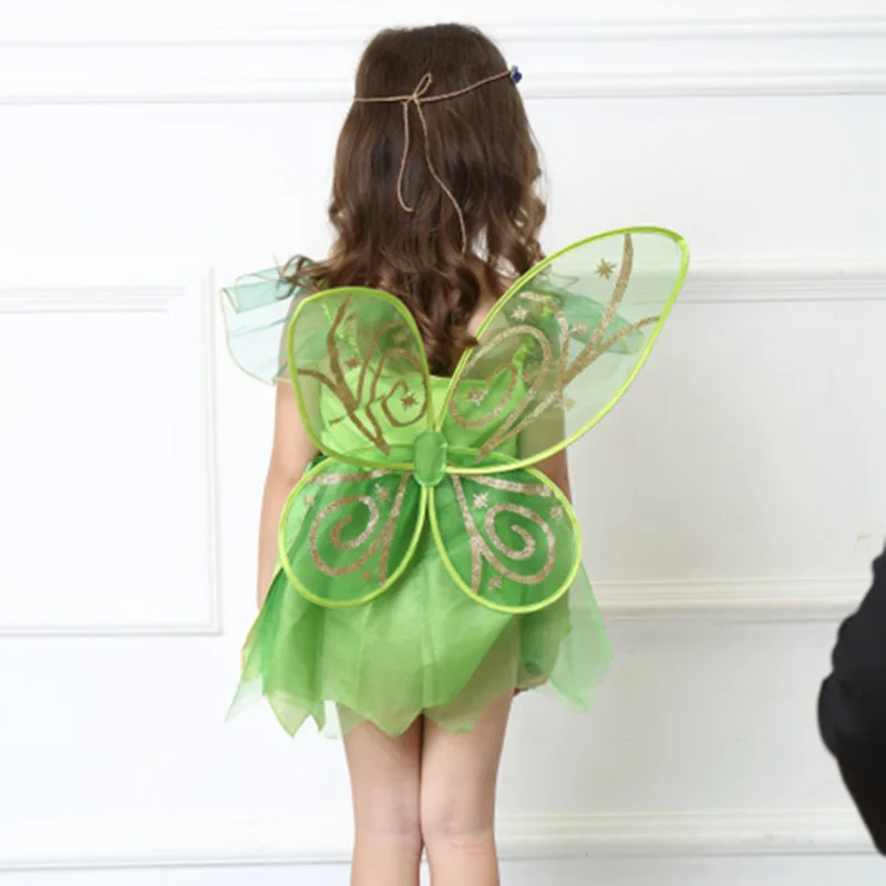 Halloween-kostuum Forest een Fairy Angel-outfit voor ouders en kinderen Par Bar Prestatiekleding Polyestervezel