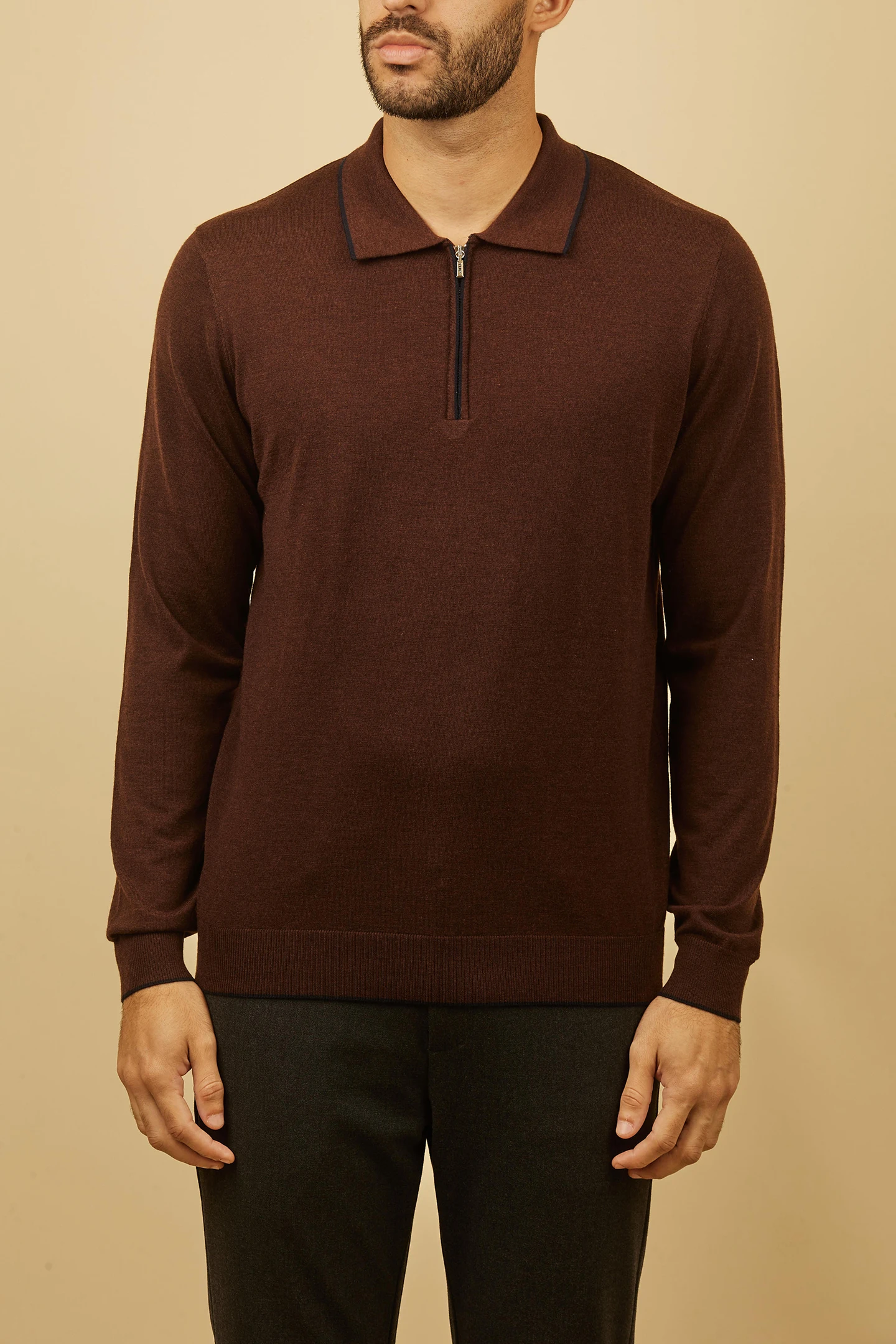 

OECHSLI Sweater Cashmere men's 2025 new warm Long sleeved Straight business knitting elastic comfortable quality big size M-4XL