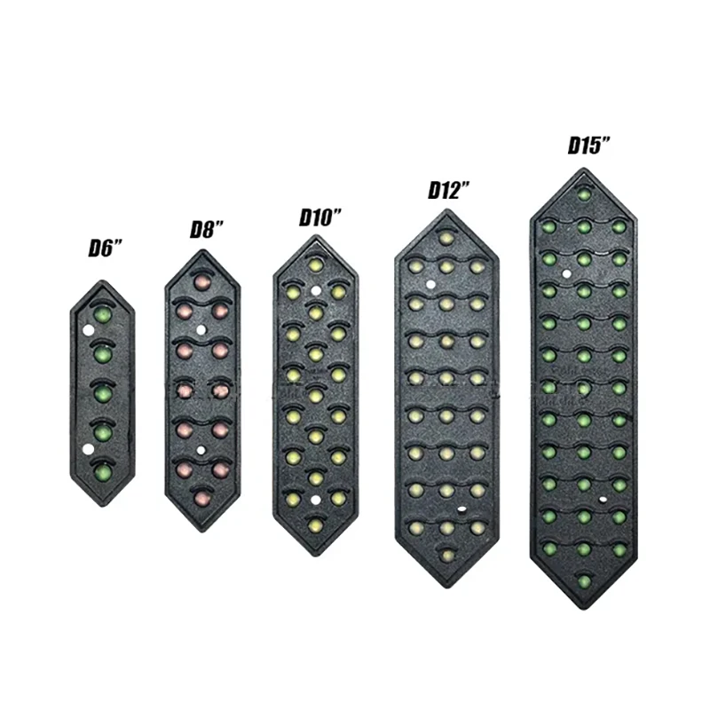 Módulo LED de 12 polegadas 170*310mm monocromático para exterior de alta luminosidade, tela digital de 7 segmentos para exibição de preços de óleo e placar de tempo.