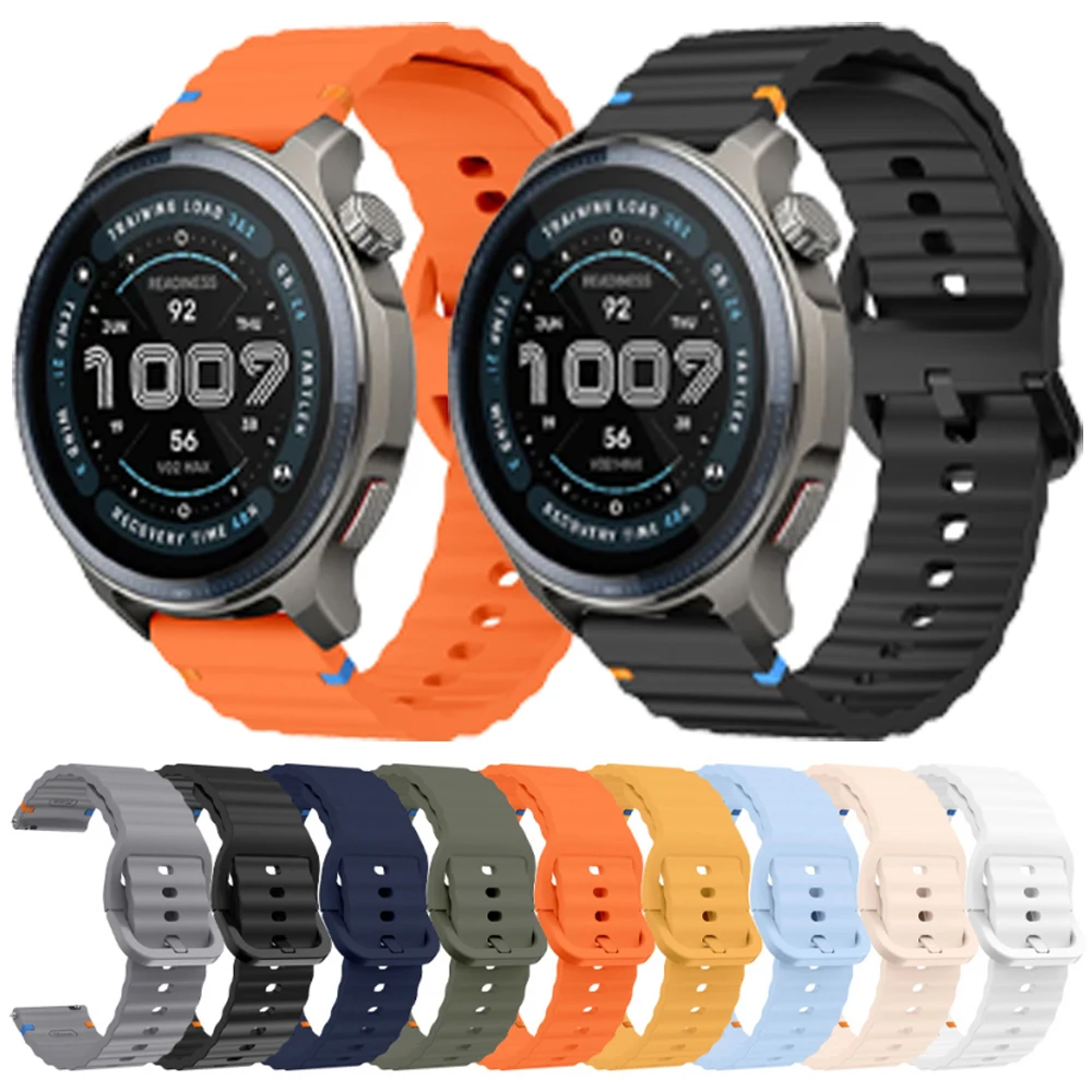 Für Huami Amazfit BALANCE 2/Bip 6 5, weiches Silikonarmband für Amazfit Cheetah/Active 2/GTS 4 2 2e/GTR 4 3 Pro Armbänder
