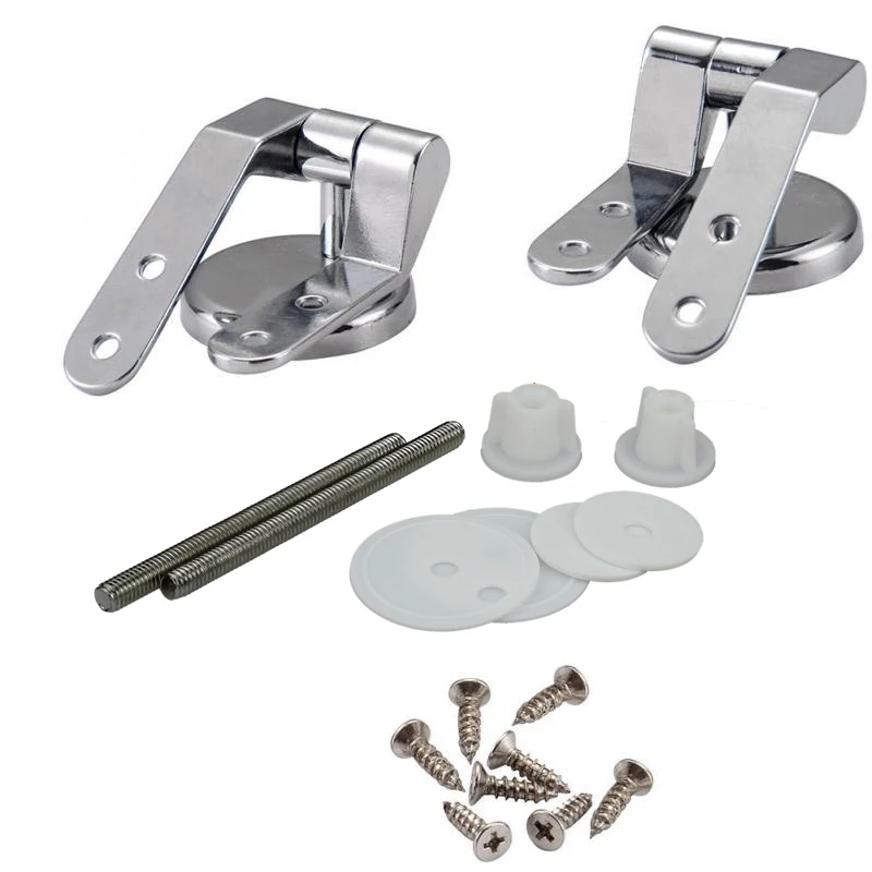 Stainless Steel Seat Hinge flush toilet cover mounting connector toilet lid hinge mounting fittings Replacement Parts