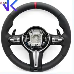 For BMW F10 F11 F20 F21 F22 F25 F30 F31 F32 F33 F34 F36 F01 F12 F13 M3 M5 Half Alcantara M Logo Steering Wheel Assembly