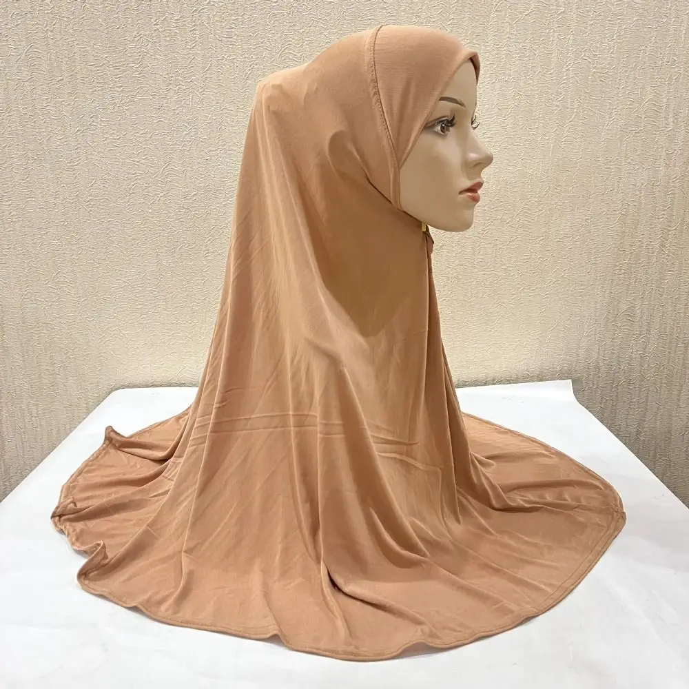 Full Cover Muslim Headscarf Hijab Inner Caps Head Cover Muslim Hijab Scarf Hats Shawl Wrap Neck Simple Islamic Underscarf Lady