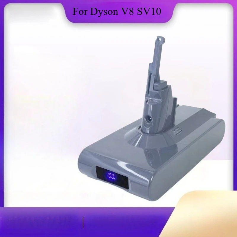 

21 6V 9800mAh LED Display Vacuum Batteries for Dyson V8 SV10 Animal Absolute Spares Replacement Rechargeable Lithium ion Battery