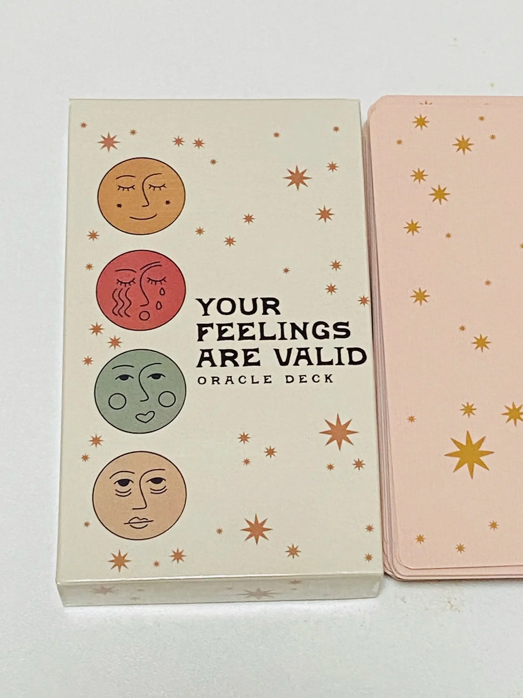 Vos sentiments sont valides Oracle Deck 2e édition A 48 cartes Oracle Mood Version anglaise Tarot Oracle Witch jeux de société