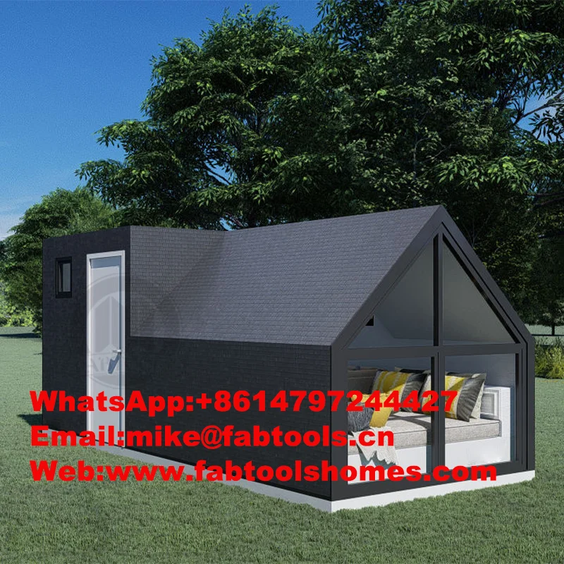 Customizable outdoor modular holiday home Portable Wooden Triangular House