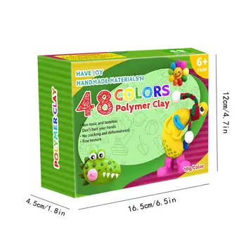 彩色聚合物黏土塊套裝,含工具,可用於製作模具、烤箱烘烤,適合初學者、兒童DIY耳環、娃娃首飾及配件 10 最佳銷售 聚合物黏土套裝 - №1