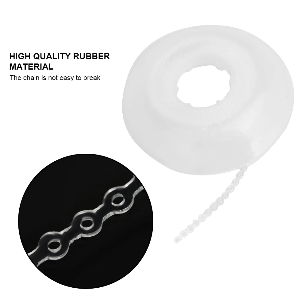 2Pcs Dental Orthodontics Rotate Design Teeth Correct Rubber Band Spool Elastic HeatCuring Ultra Continuous Chains Tooth Traction