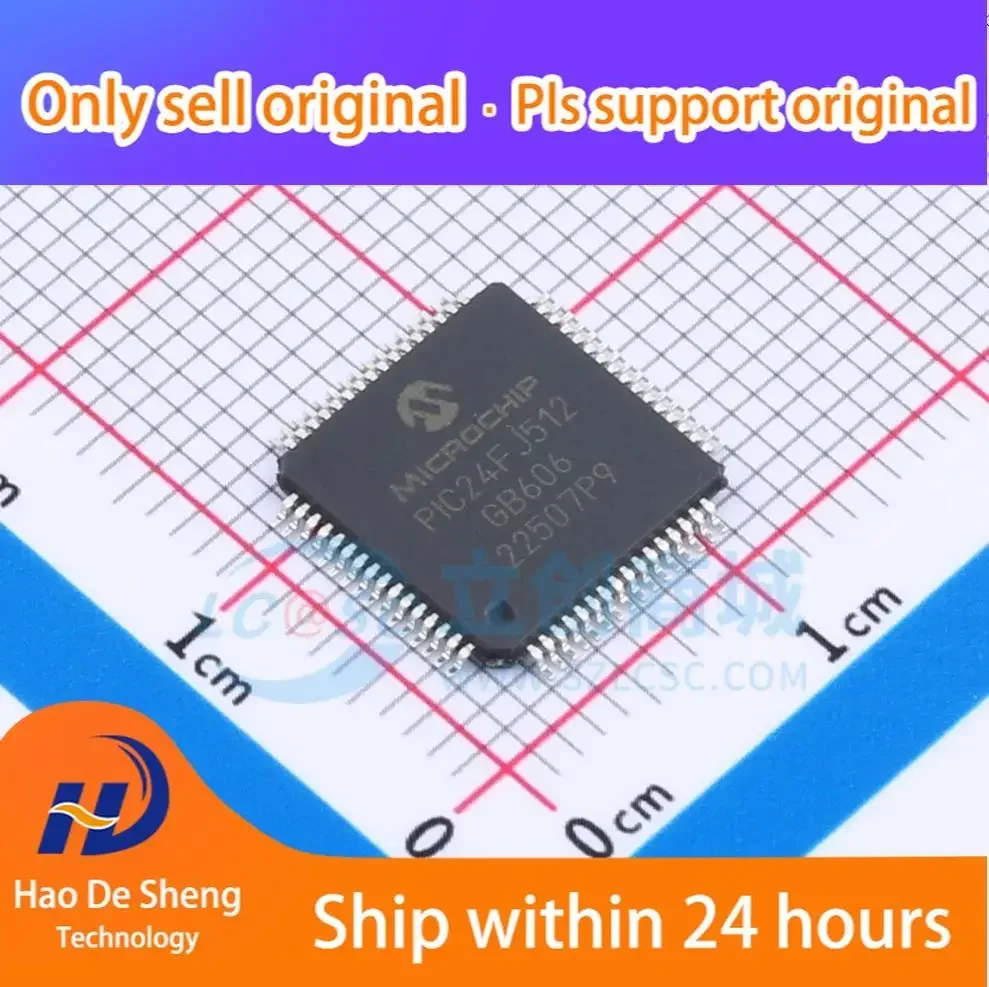 

1PCS/LOT PIC24FJ512GB606-I PIC24FJ512GB606-I/PT TQFP-64 New Original In Stock