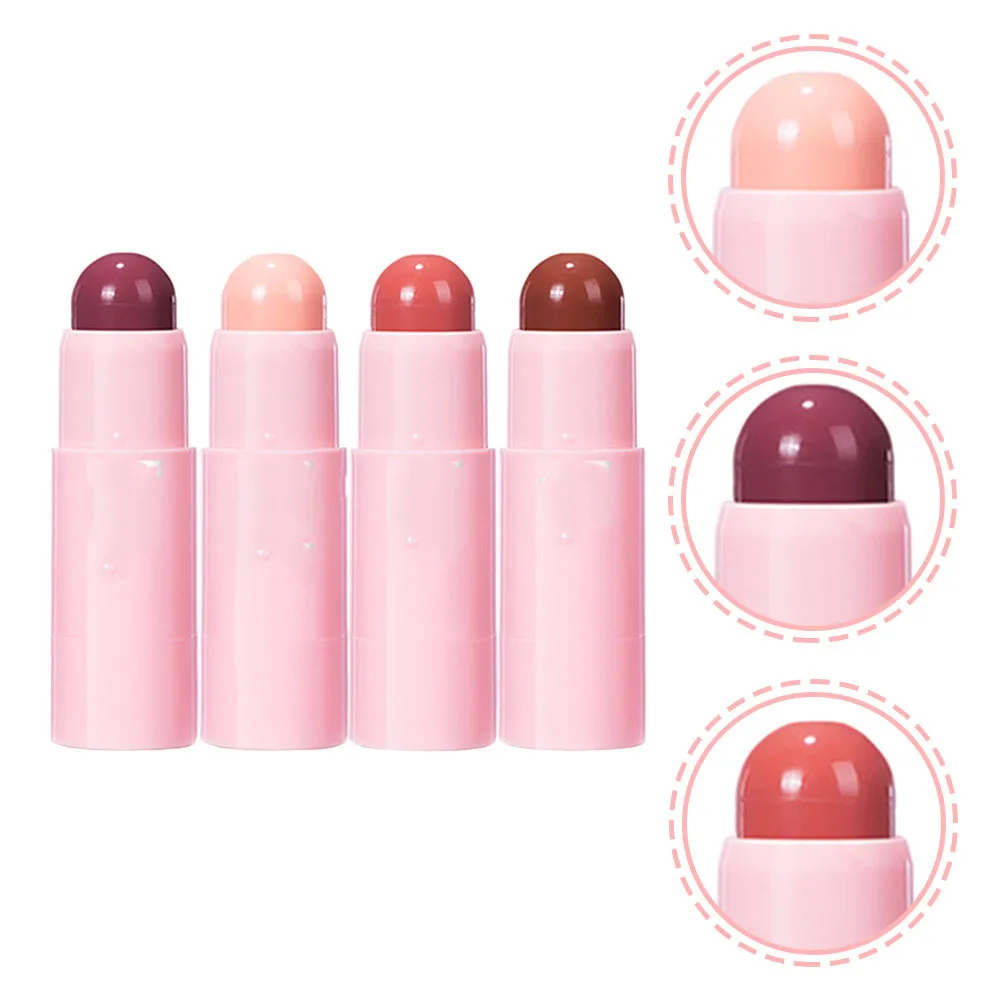 Juego de 4 Uds de lápiz labial mate, bálsamo labial de larga duración, textura ligera, tonos naturales para mujer, maquillaje de moda, lápiz labial mate