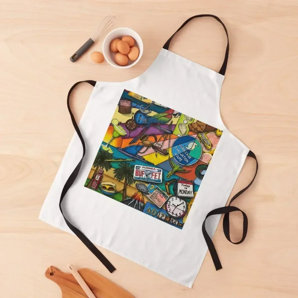 

Parrotheads Apron beauty master Kitchenware Woman Kitchens For Nail Stylist Apron