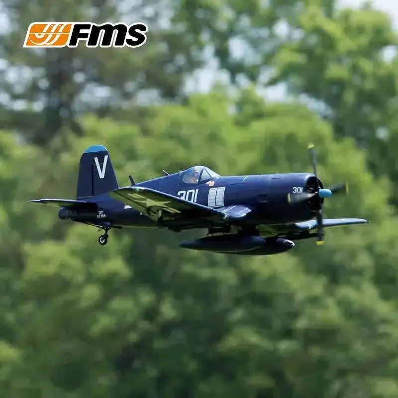 

Fms 800mm Pirate F4u V2 World War Ii Imitation Real Aircraft Remotely Controlled Electric Model Aircraft Fixed Wing Aircraft