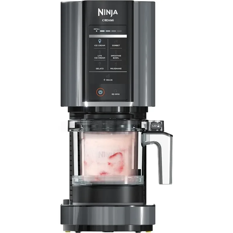 

Ninja NC299AMZ CREAMi Ice Cream Maker, for Gelato, Mix-ins, Milkshakes, Sorbet, Smoothie Bowls & More, 7 One-Touch ProgramsBlack