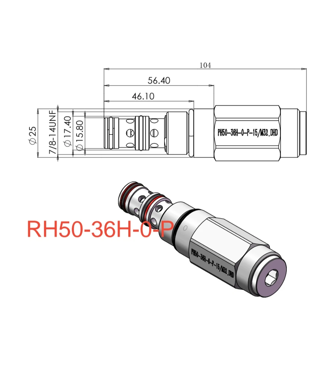 

1PCS PH50-36-0-P Pressure Reducing Valve