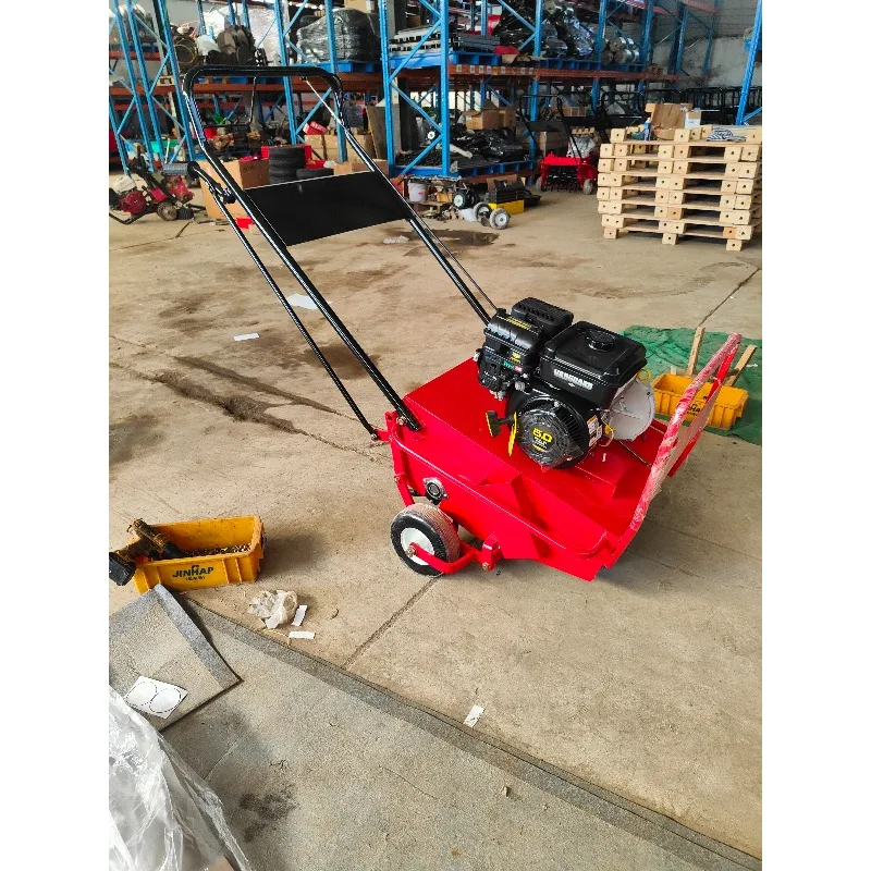 Portable Engine Powered Lawn Punching Machine Hand Push Breathable Drilling Rig For Garden Grassland Maintenance Equipment