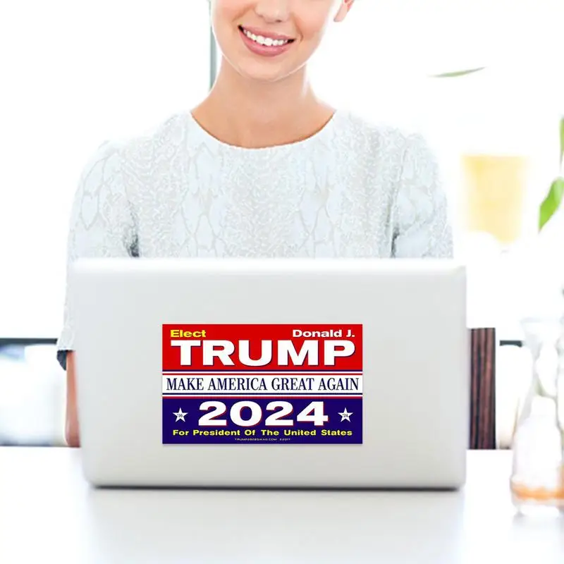 2024 Trump Sticker Make America Great Again Decal Sticker Back Again Trump In Election Ticker USA Presidential Election campaign