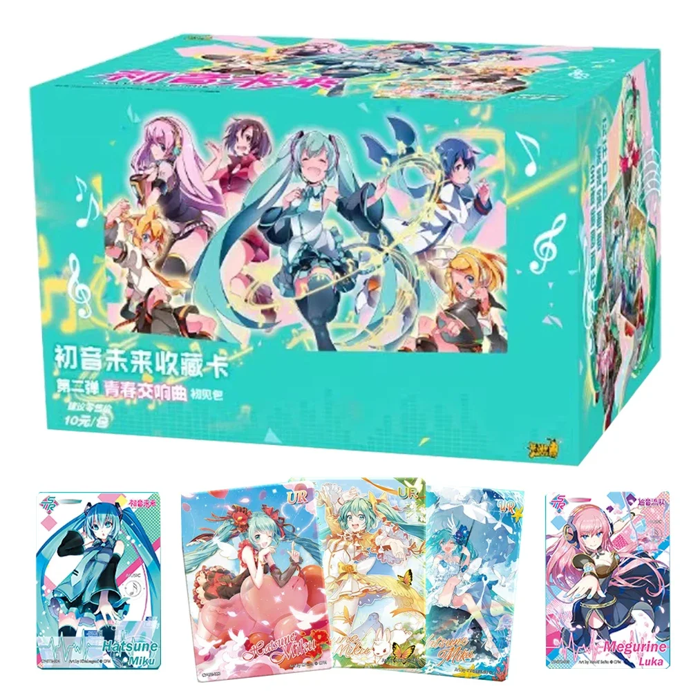 Kayou Hatsune Miku Collection Card For Children Highly Popular Idol Singer Rare Group Photo Limited Anime Card Toys For Family