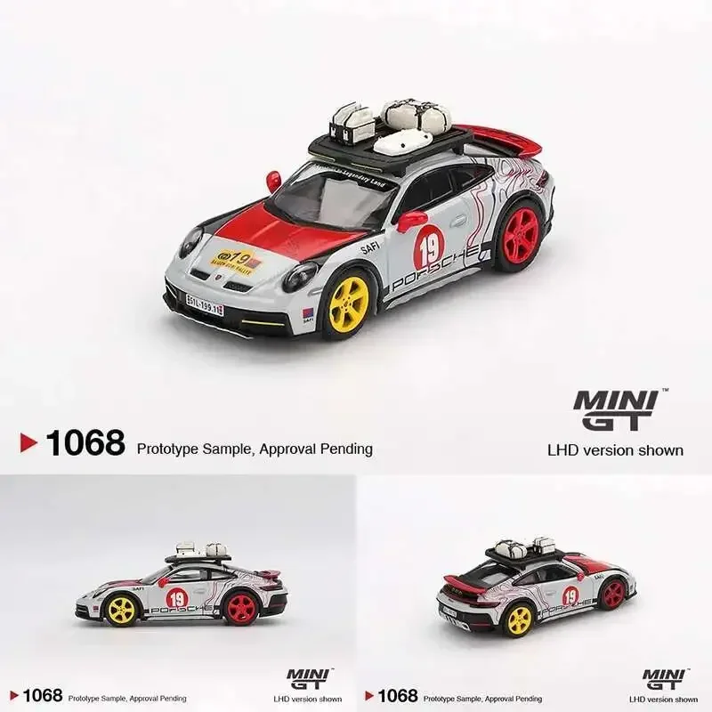 

PreSale MINIGT 1068 1:64 Porsche 911 Dakar Uncle Rally Diecast Car Model Collection Toys